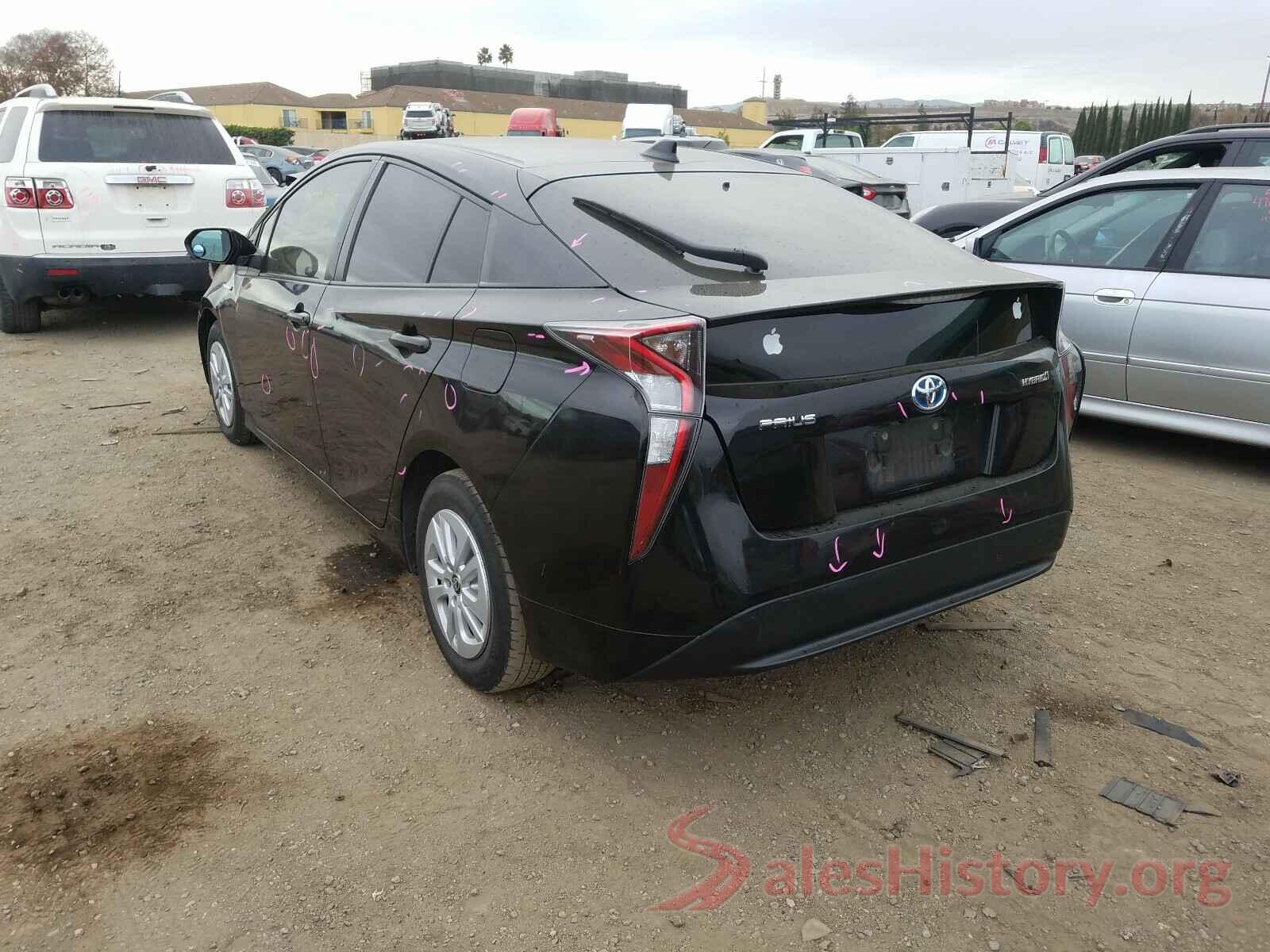 JTDKBRFU2G3021104 2016 TOYOTA PRIUS