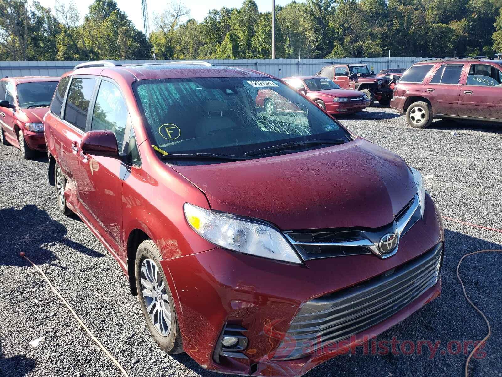 5TDYZ3DC1KS006176 2019 TOYOTA SIENNA