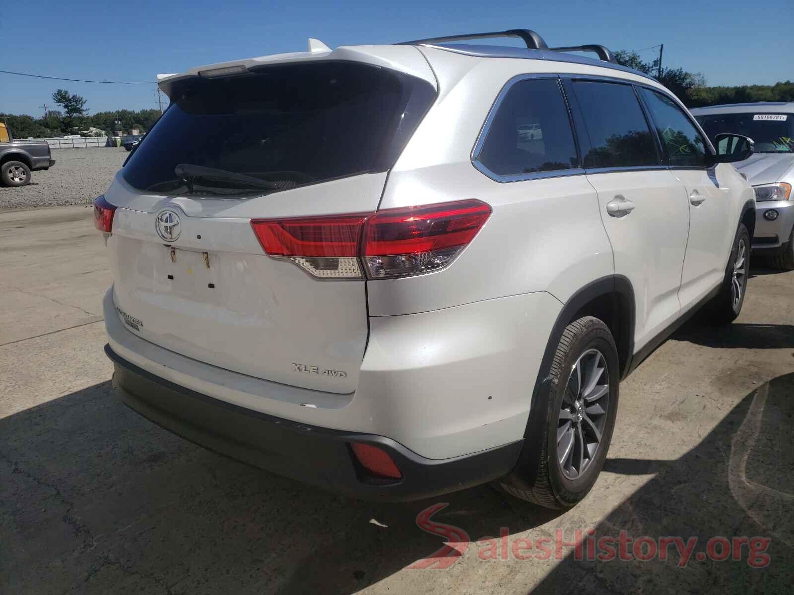 5TDJZRFH2KS597776 2019 TOYOTA HIGHLANDER