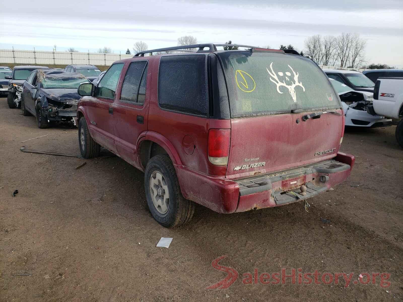 1GNDT13X43K124568 2003 CHEVROLET BLAZER