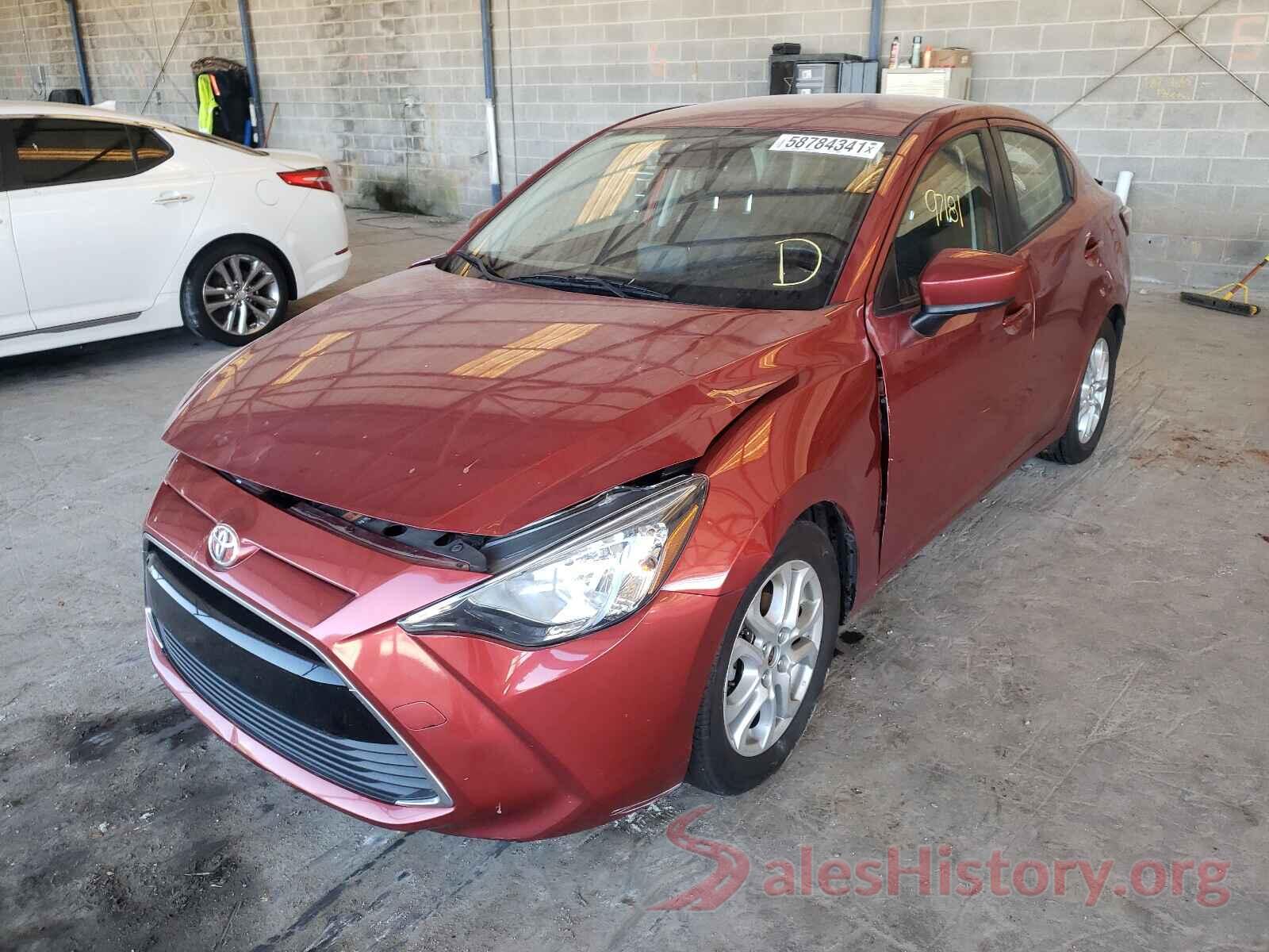 3MYDLBYVXHY187304 2017 TOYOTA YARIS