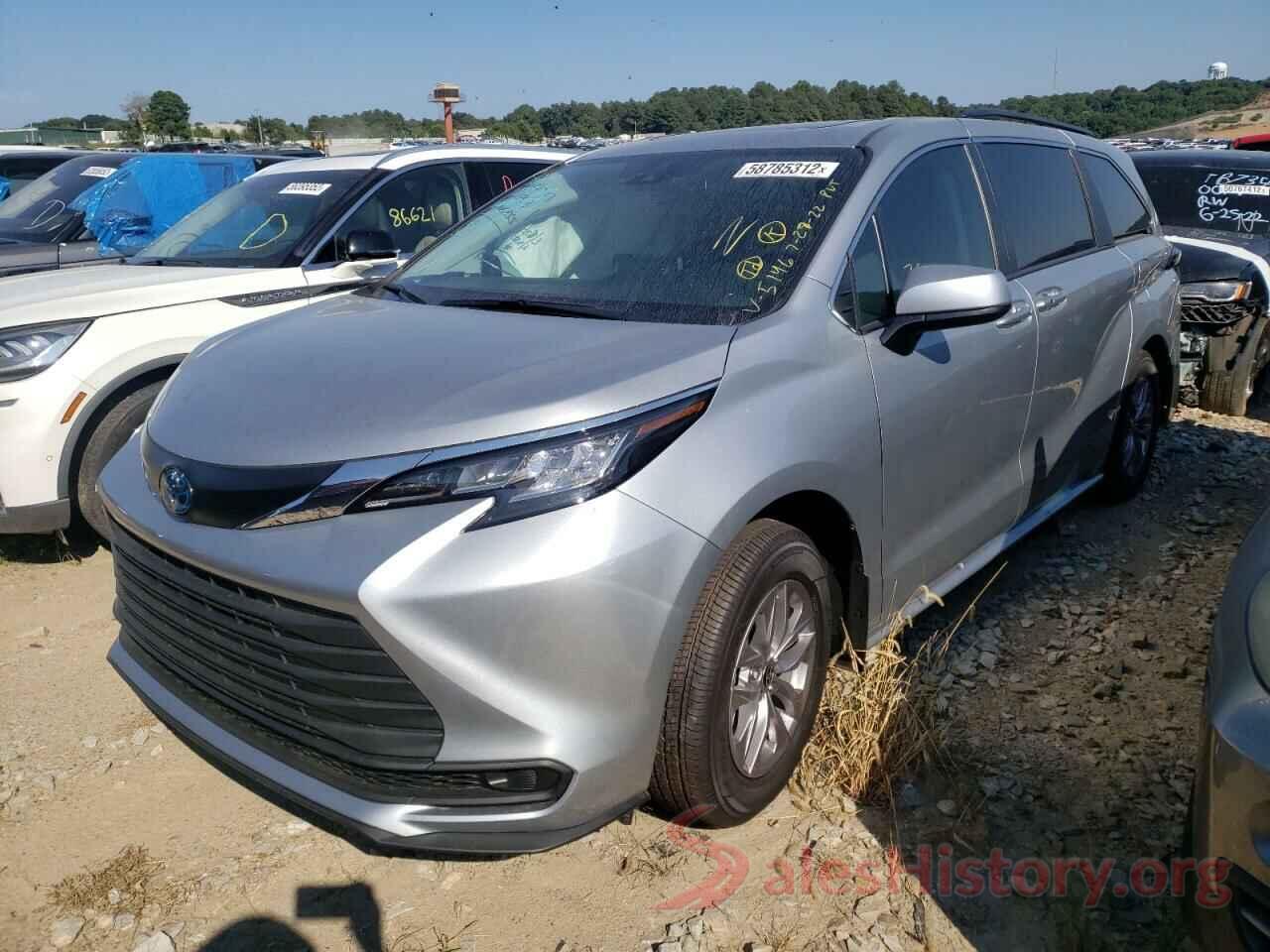 5TDBRKEC2NS125146 2022 TOYOTA SIENNA