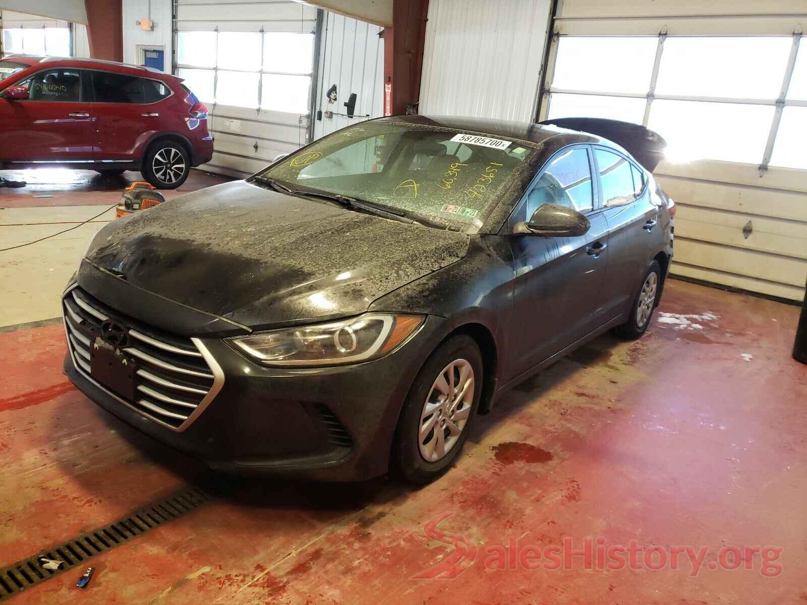 KMHD74LF0HU423651 2017 HYUNDAI ELANTRA