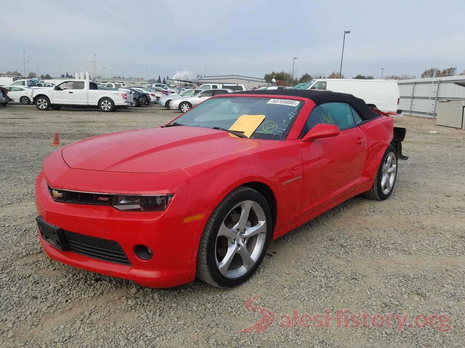 2G1FC3D33E9307787 2014 CHEVROLET CAMARO