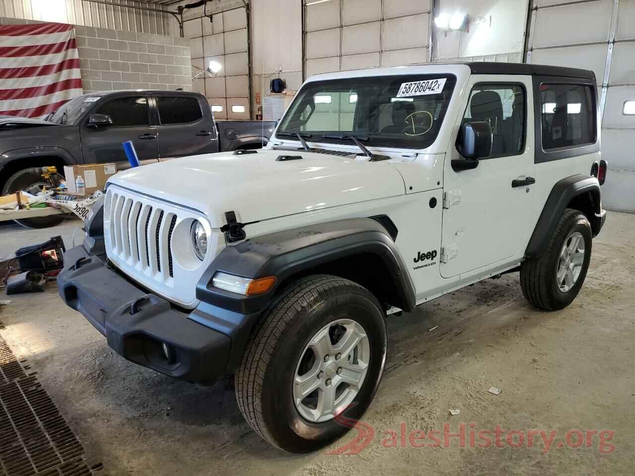 1C4GJXAG8NW173642 2022 JEEP WRANGLER