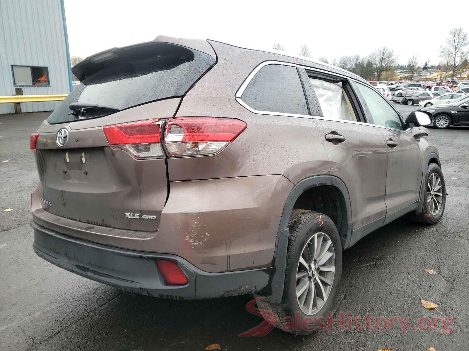 5TDJZRFH3KS732263 2019 TOYOTA HIGHLANDER