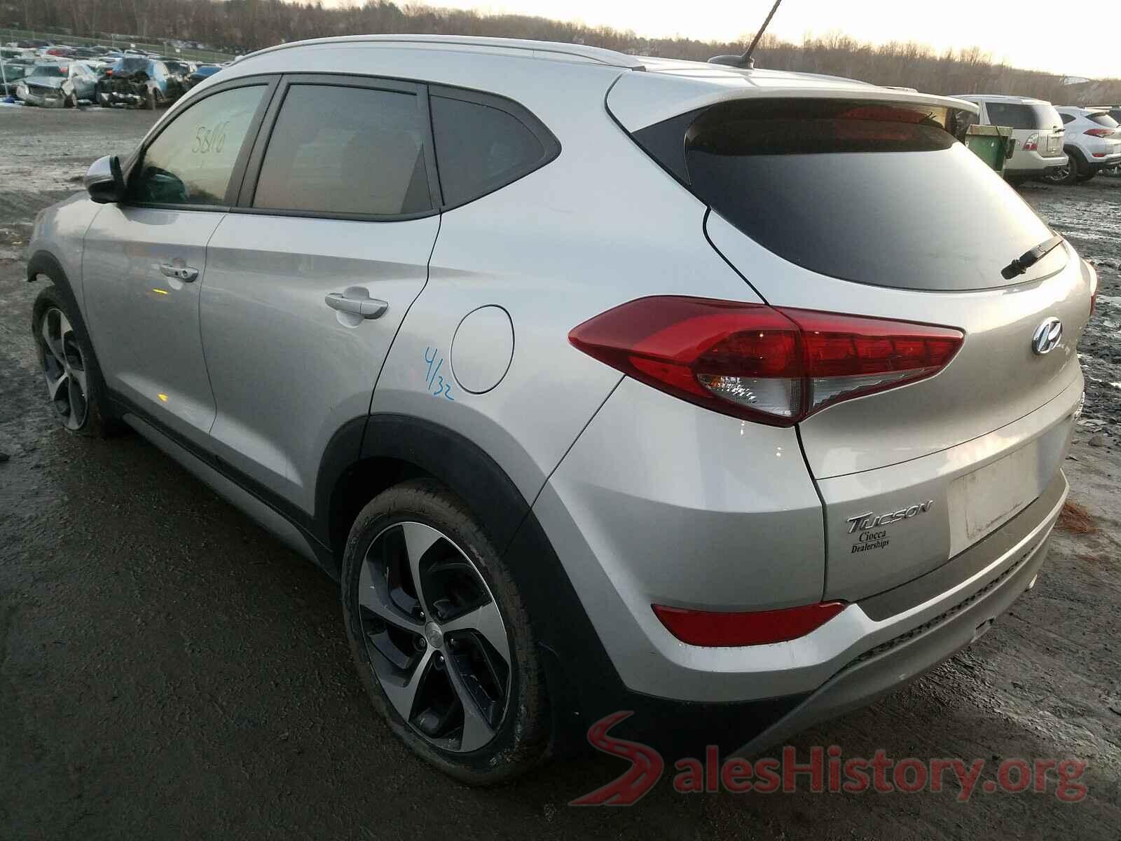 KM8J3CA24HU301447 2017 HYUNDAI TUCSON