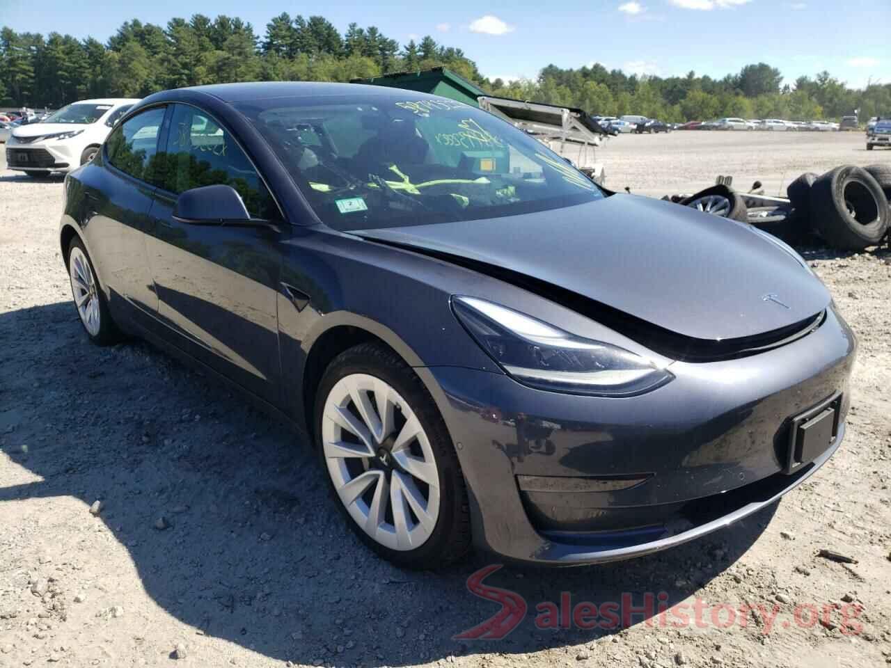 5YJ3E1EB3NF164334 2022 TESLA MODEL 3