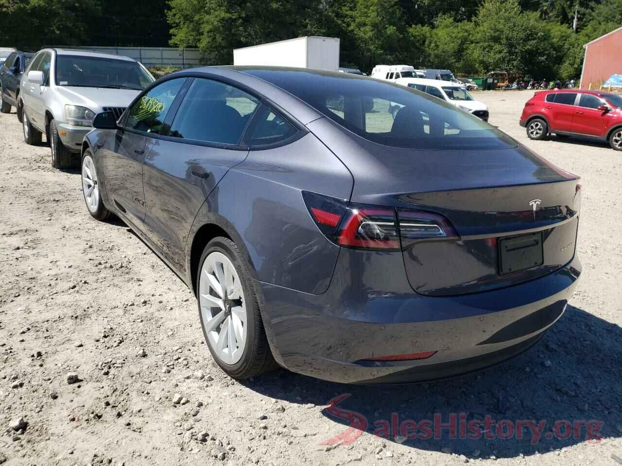 5YJ3E1EB3NF164334 2022 TESLA MODEL 3