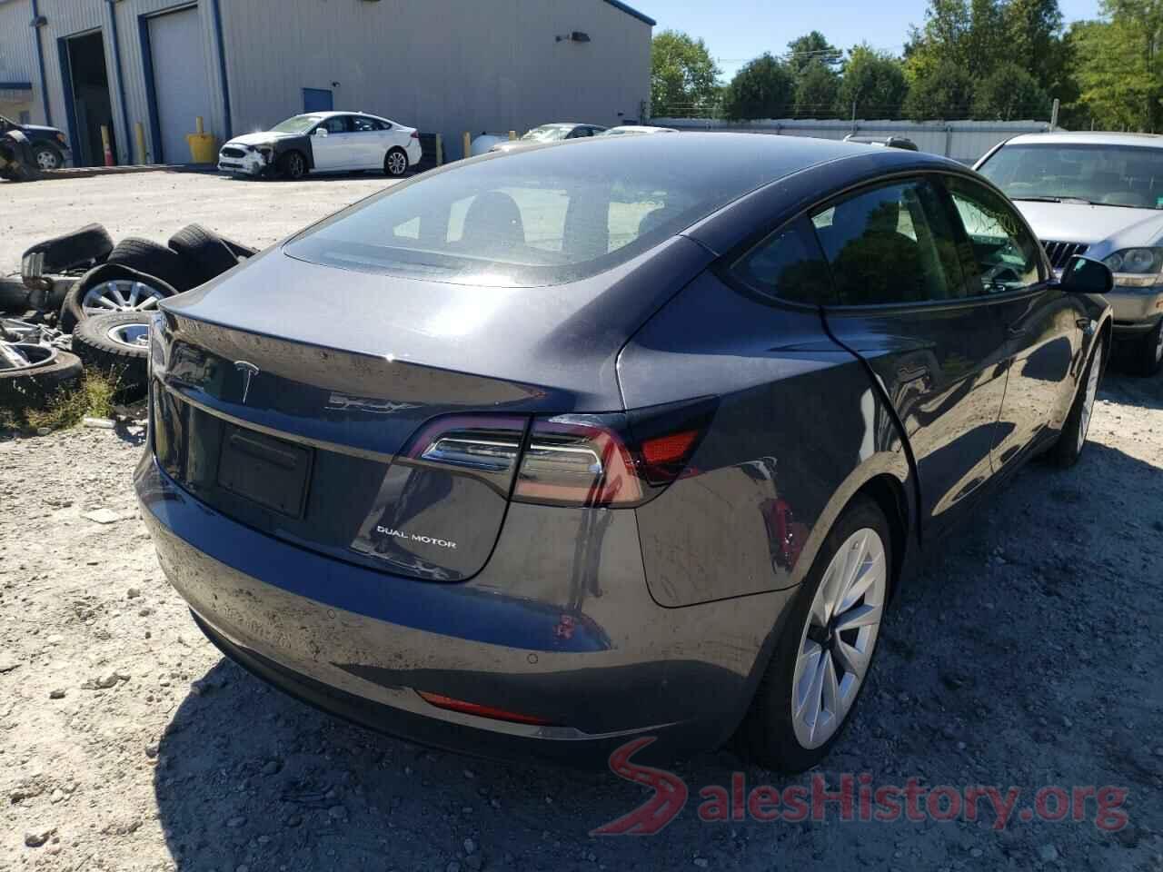 5YJ3E1EB3NF164334 2022 TESLA MODEL 3