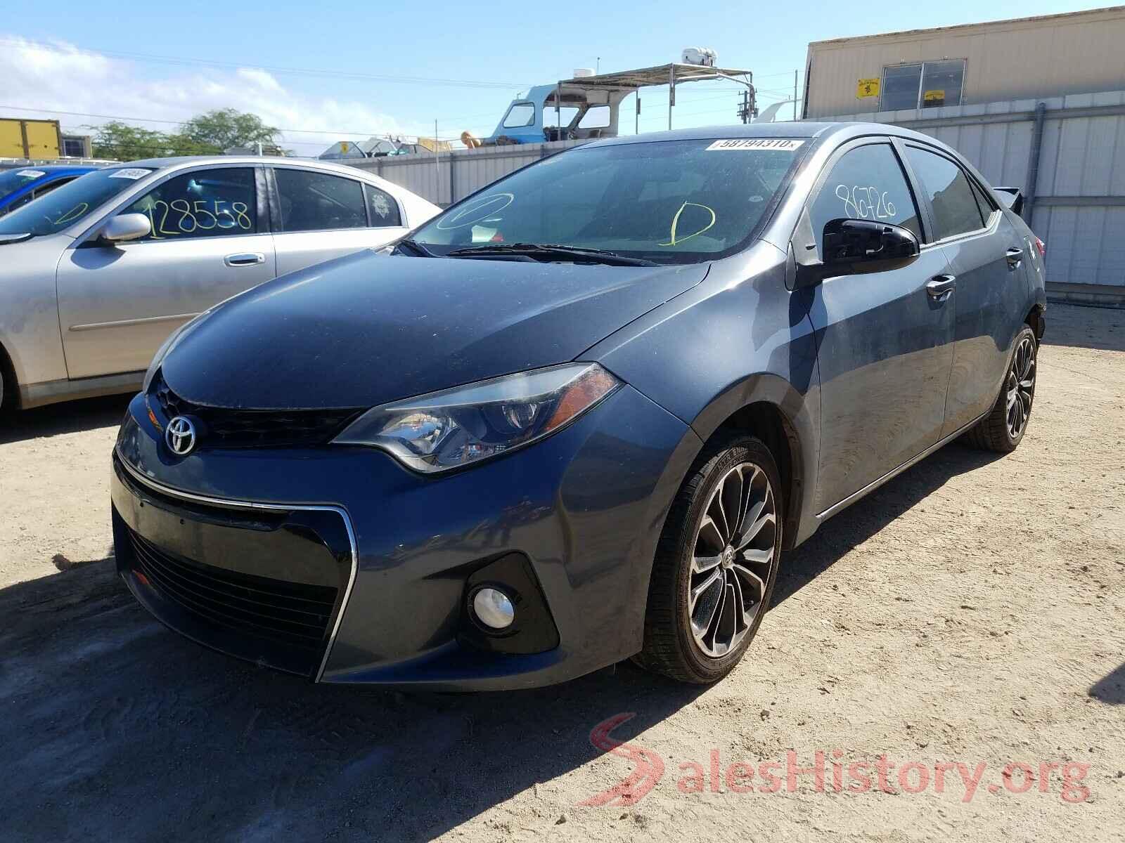 5YFBURHE3GP443339 2016 TOYOTA COROLLA