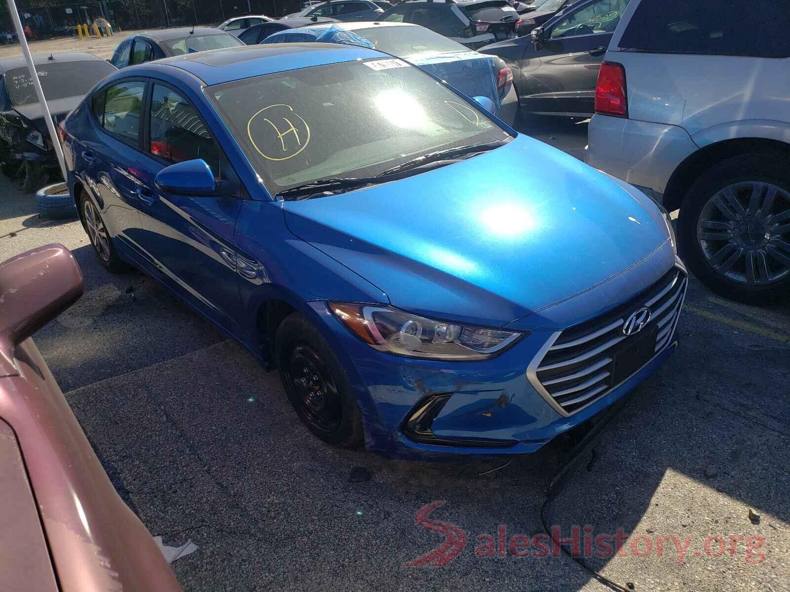 5NPD84LFXJH334333 2018 HYUNDAI ELANTRA