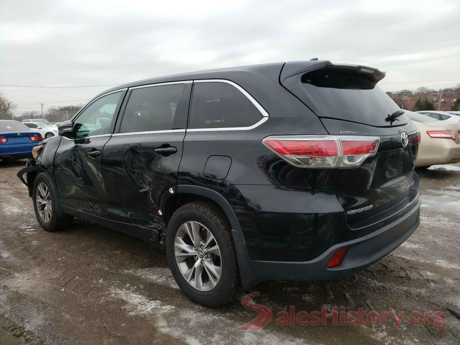 5TDBKRFH3GS309344 2016 TOYOTA HIGHLANDER