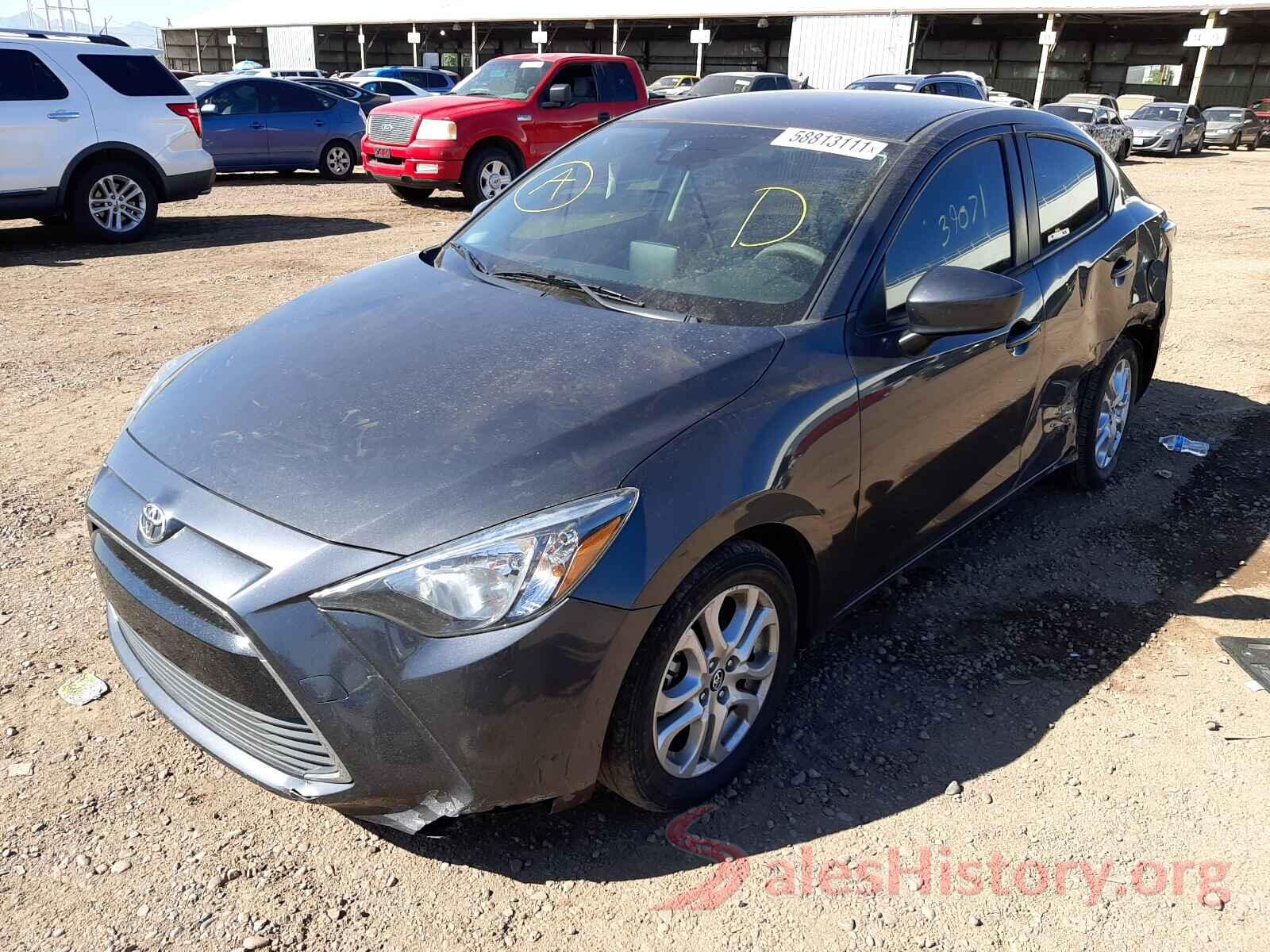 3MYDLBYV6HY188045 2017 TOYOTA YARIS