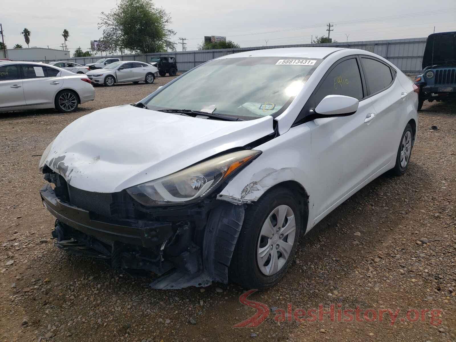 5NPDH4AE2GH764652 2016 HYUNDAI ELANTRA