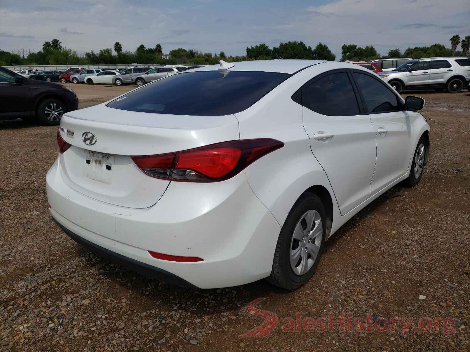 5NPDH4AE2GH764652 2016 HYUNDAI ELANTRA