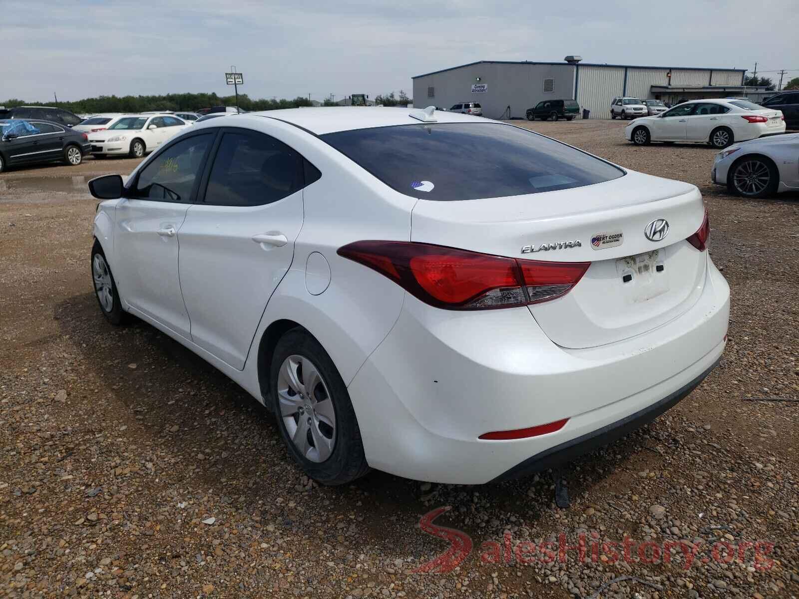 5NPDH4AE2GH764652 2016 HYUNDAI ELANTRA