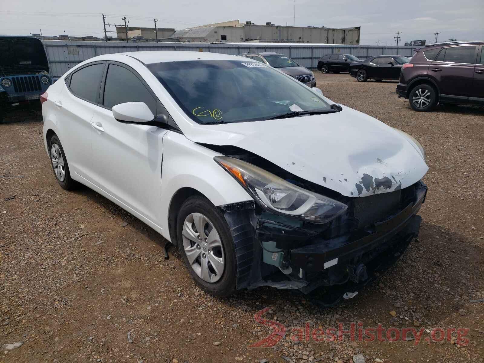 5NPDH4AE2GH764652 2016 HYUNDAI ELANTRA