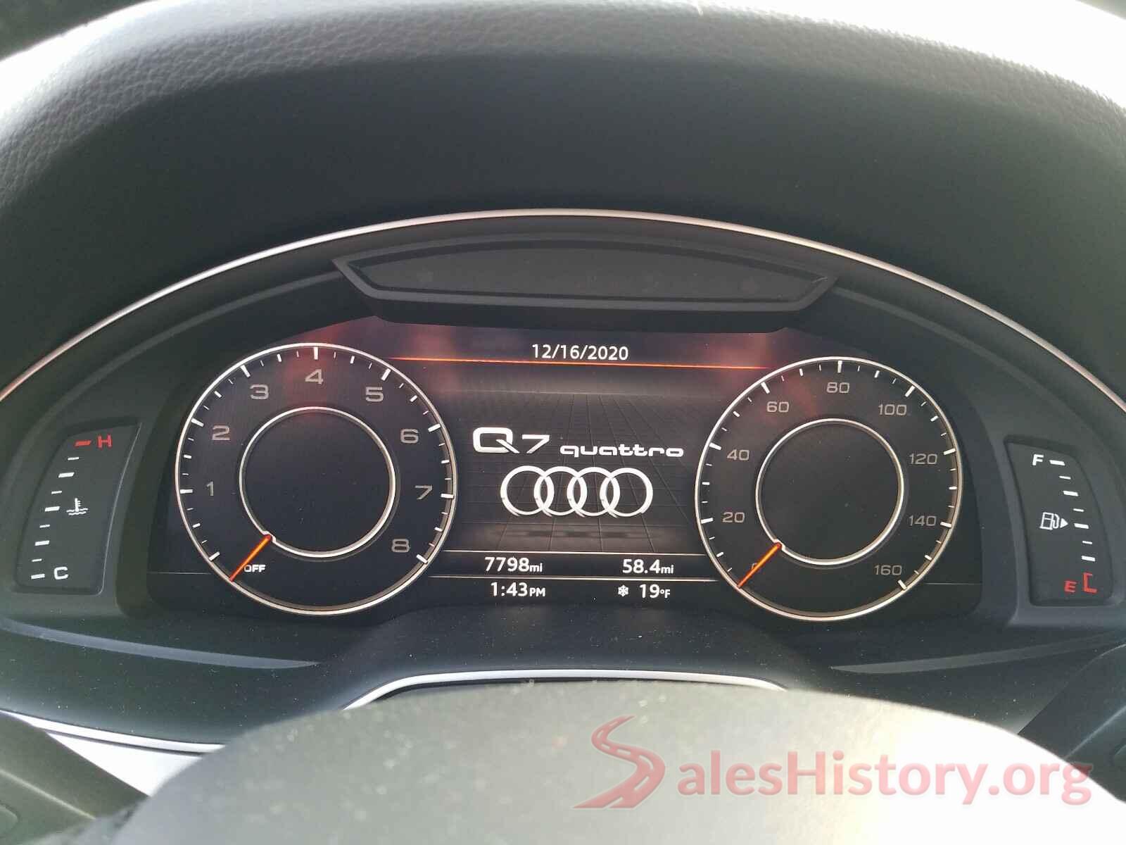 WA1LHAF76KD022221 2019 AUDI Q7