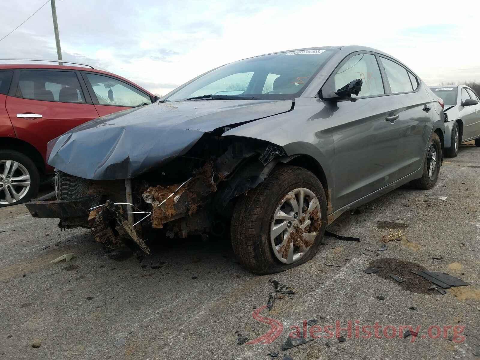 KMHD74LF2HU118667 2017 HYUNDAI ELANTRA