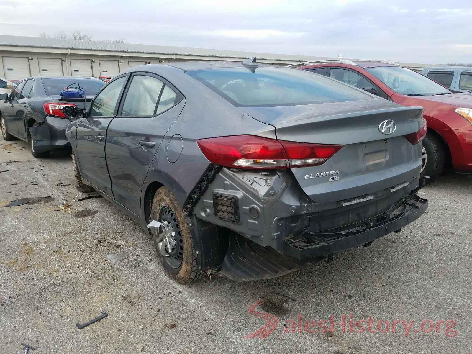 KMHD74LF2HU118667 2017 HYUNDAI ELANTRA