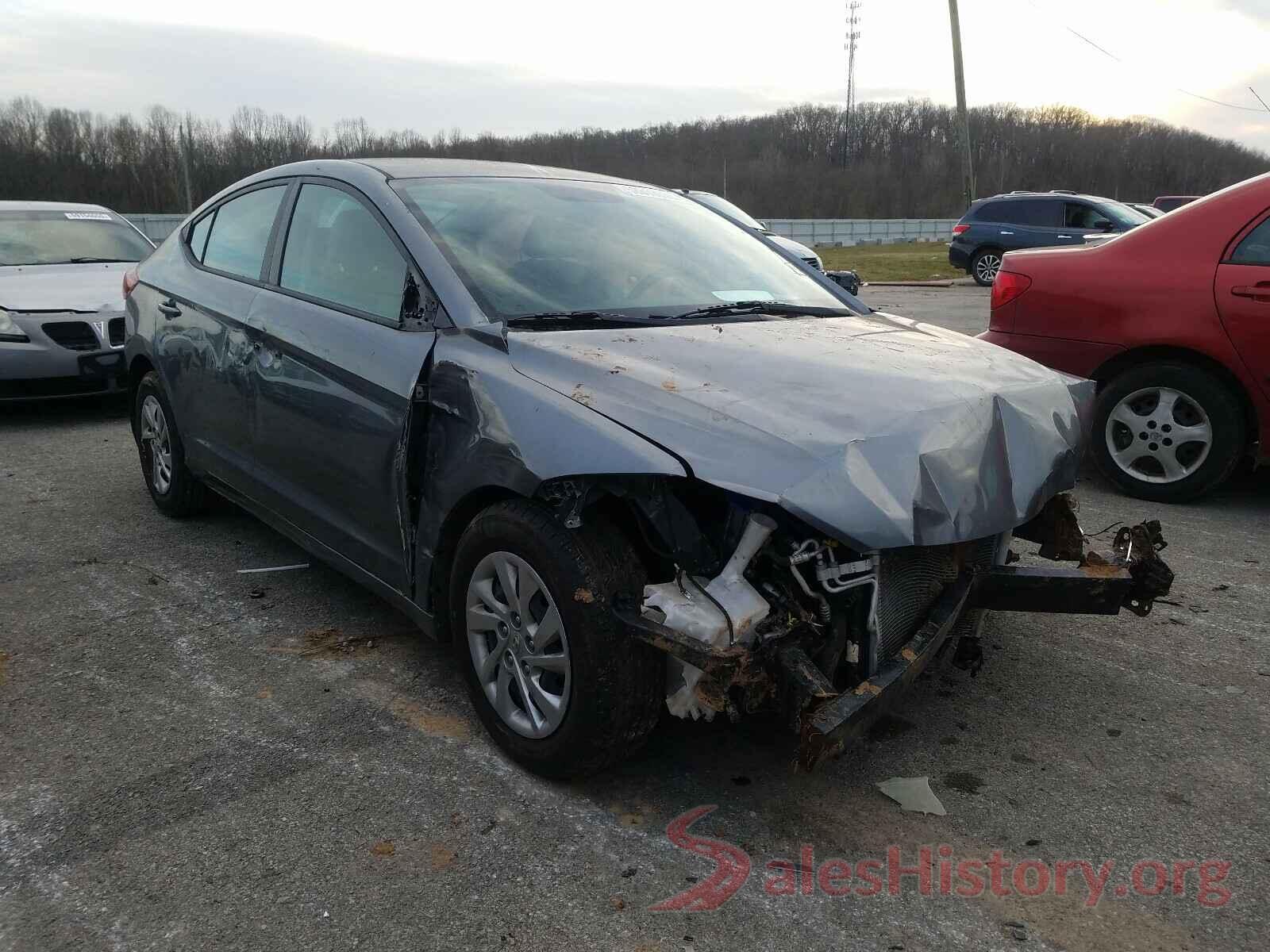 KMHD74LF2HU118667 2017 HYUNDAI ELANTRA