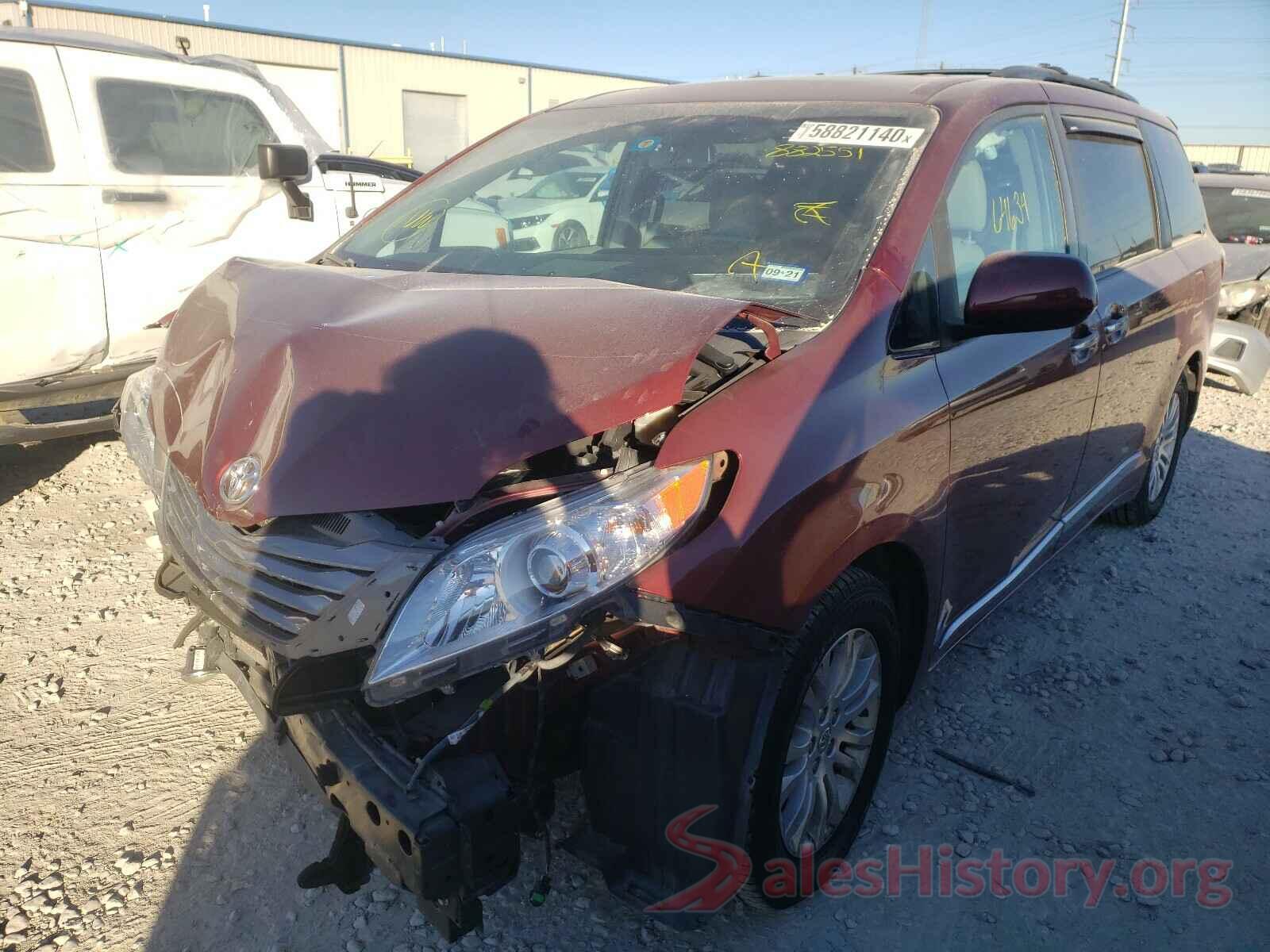 5TDYZ3DC7HS882551 2017 TOYOTA SIENNA