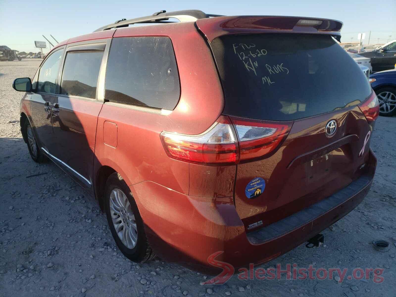 5TDYZ3DC7HS882551 2017 TOYOTA SIENNA