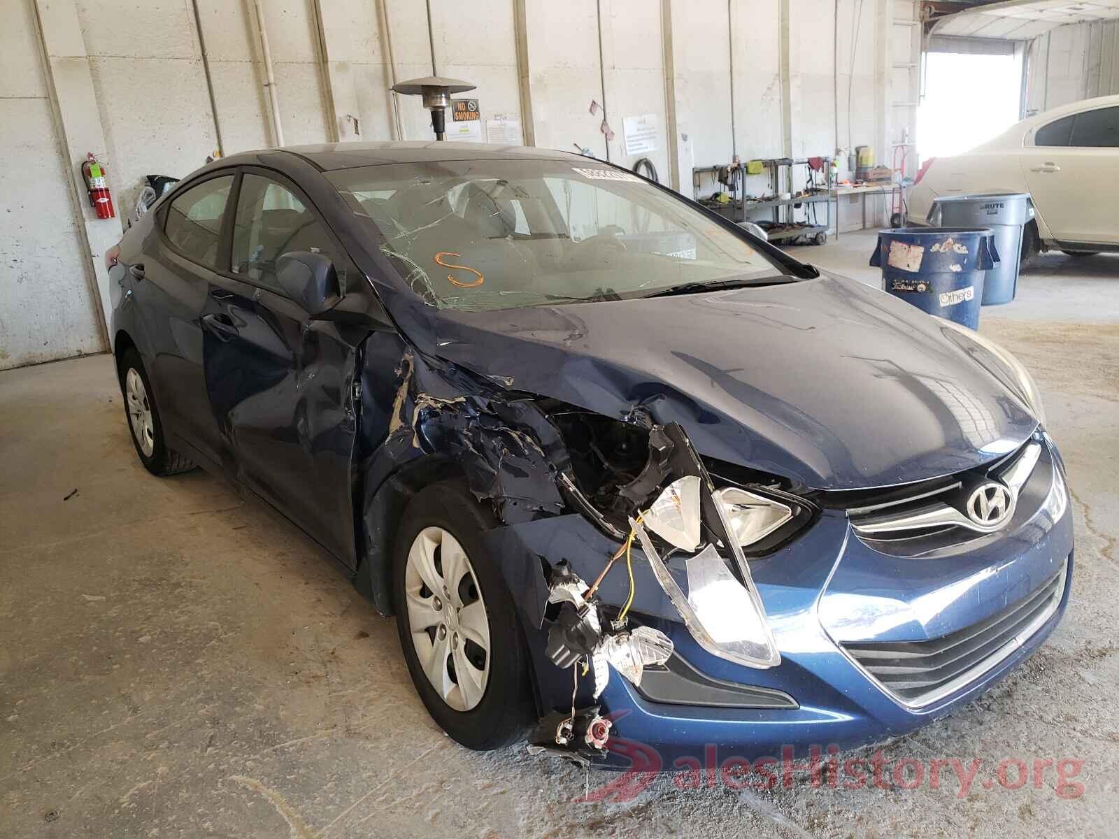 5NPDH4AE5GH736778 2016 HYUNDAI ELANTRA