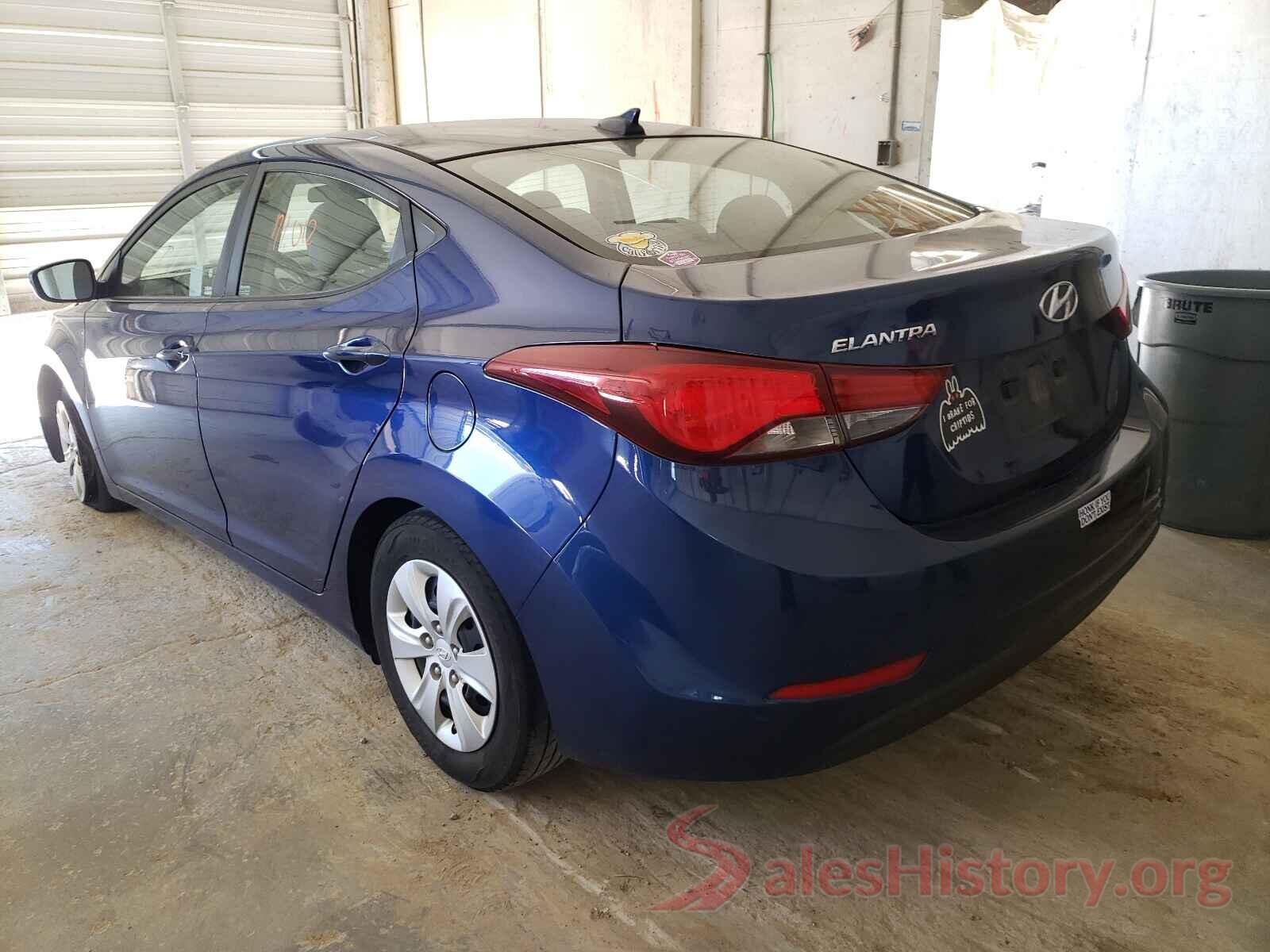 5NPDH4AE5GH736778 2016 HYUNDAI ELANTRA