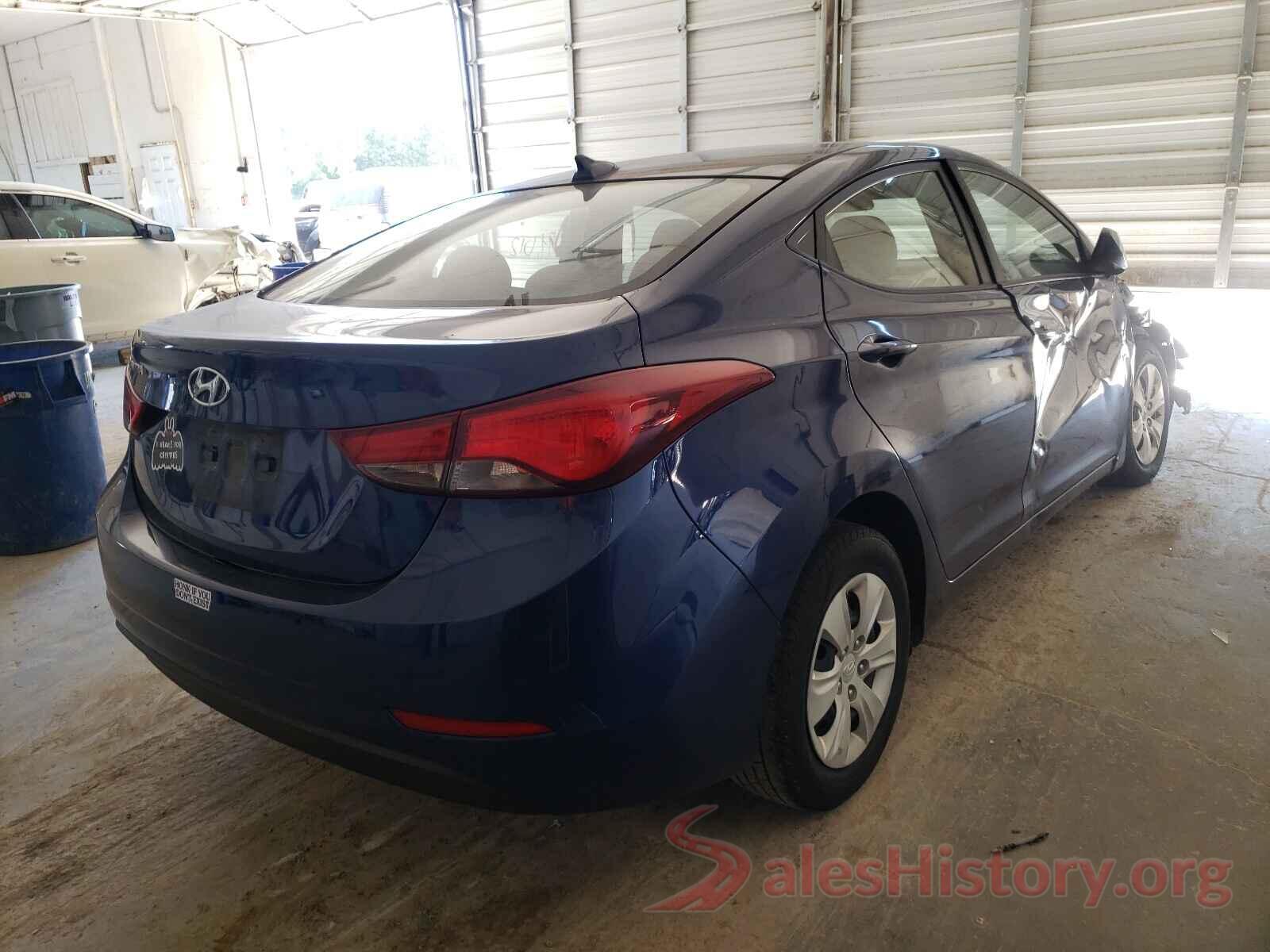 5NPDH4AE5GH736778 2016 HYUNDAI ELANTRA