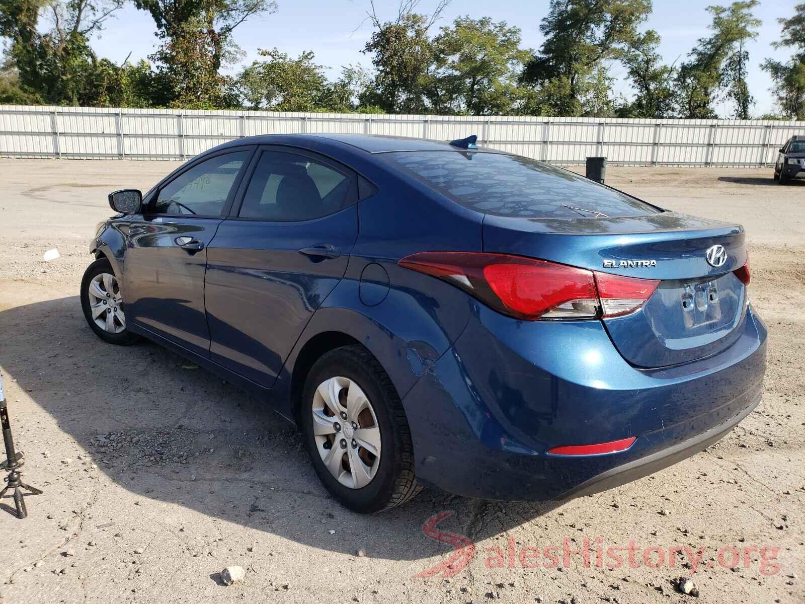 KMHDH4AE5GU634799 2016 HYUNDAI ELANTRA