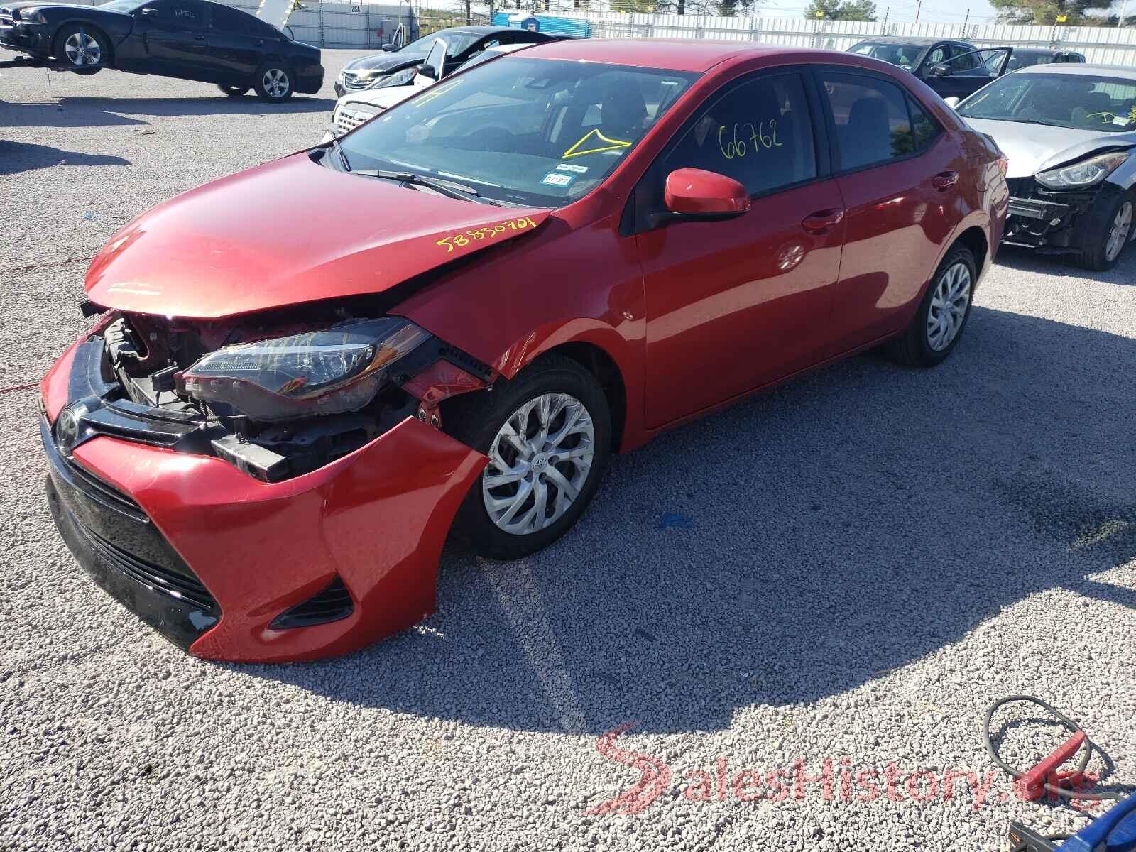 5YFBURHE5KP857134 2019 TOYOTA COROLLA