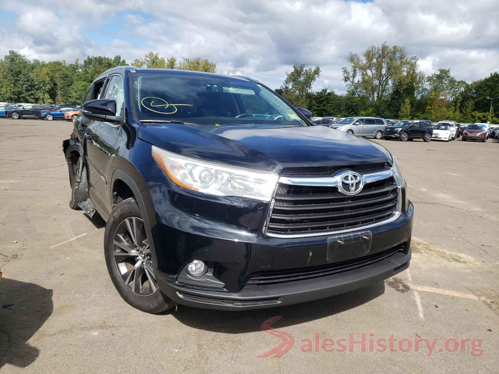 5TDJKRFH1GS228175 2016 TOYOTA HIGHLANDER