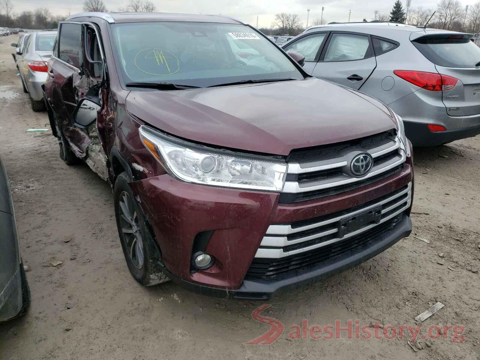 5TDJZRFH1JS846566 2018 TOYOTA HIGHLANDER