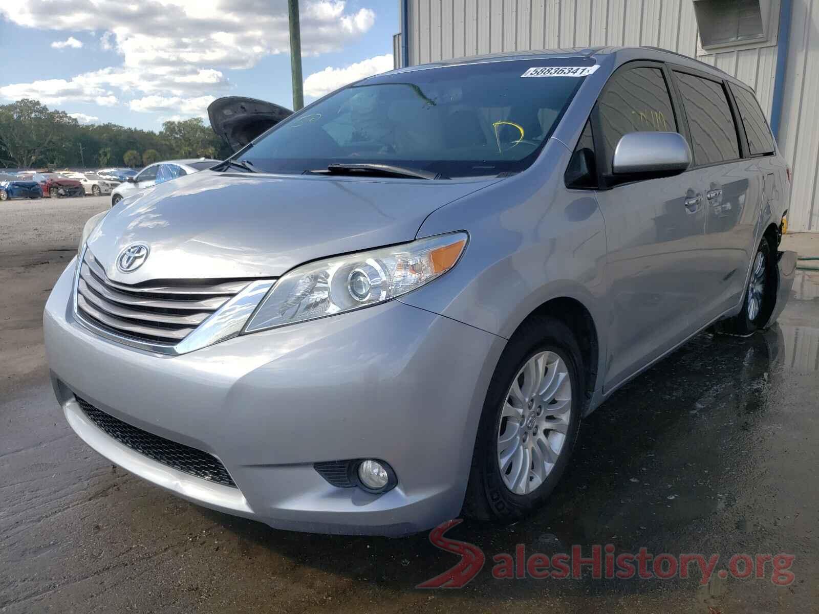 5TDYK3DC9GS697047 2016 TOYOTA SIENNA