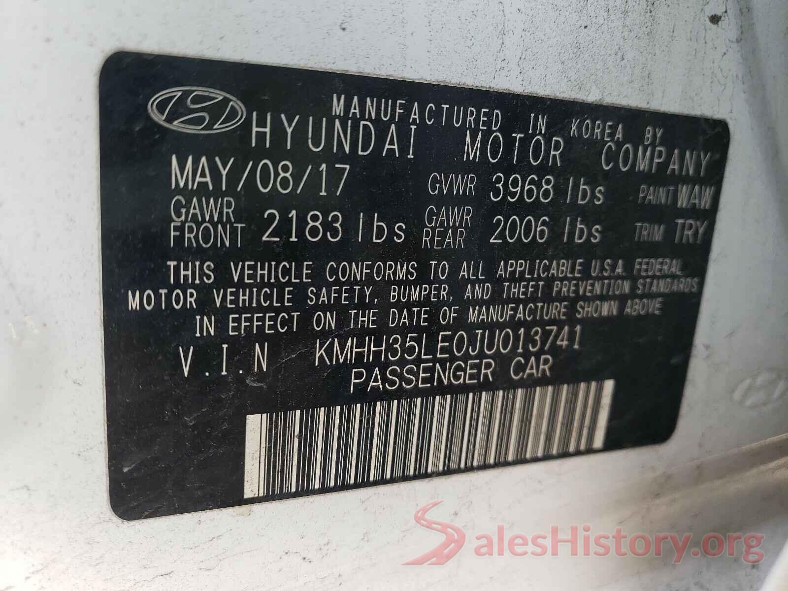 KMHH35LE0JU013741 2018 HYUNDAI ELANTRA