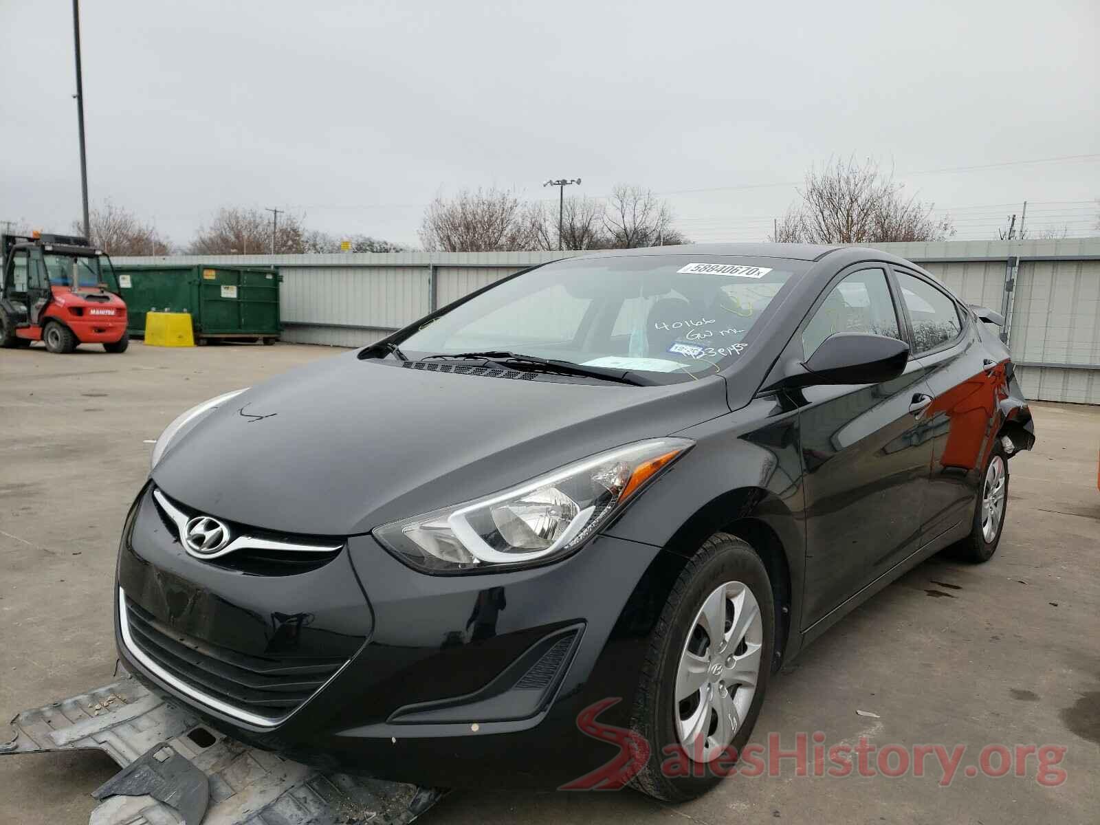 5NPDH4AE2GH737256 2016 HYUNDAI ELANTRA