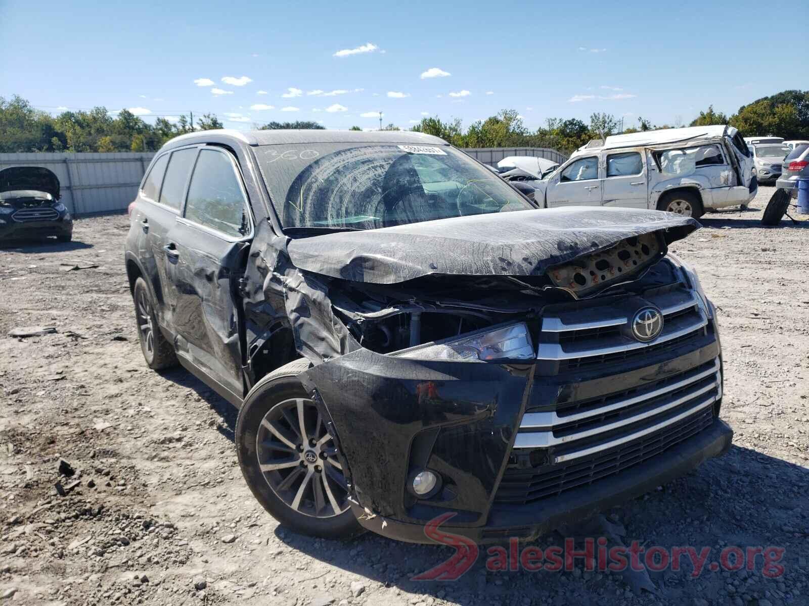 5TDKZRFH9KS554833 2019 TOYOTA HIGHLANDER