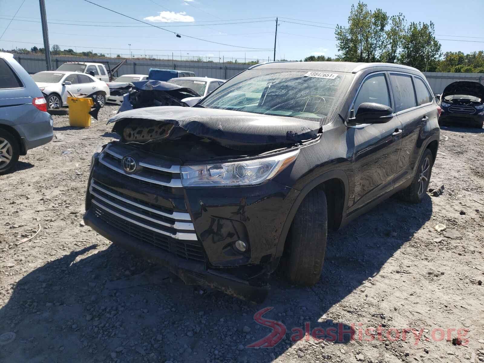 5TDKZRFH9KS554833 2019 TOYOTA HIGHLANDER