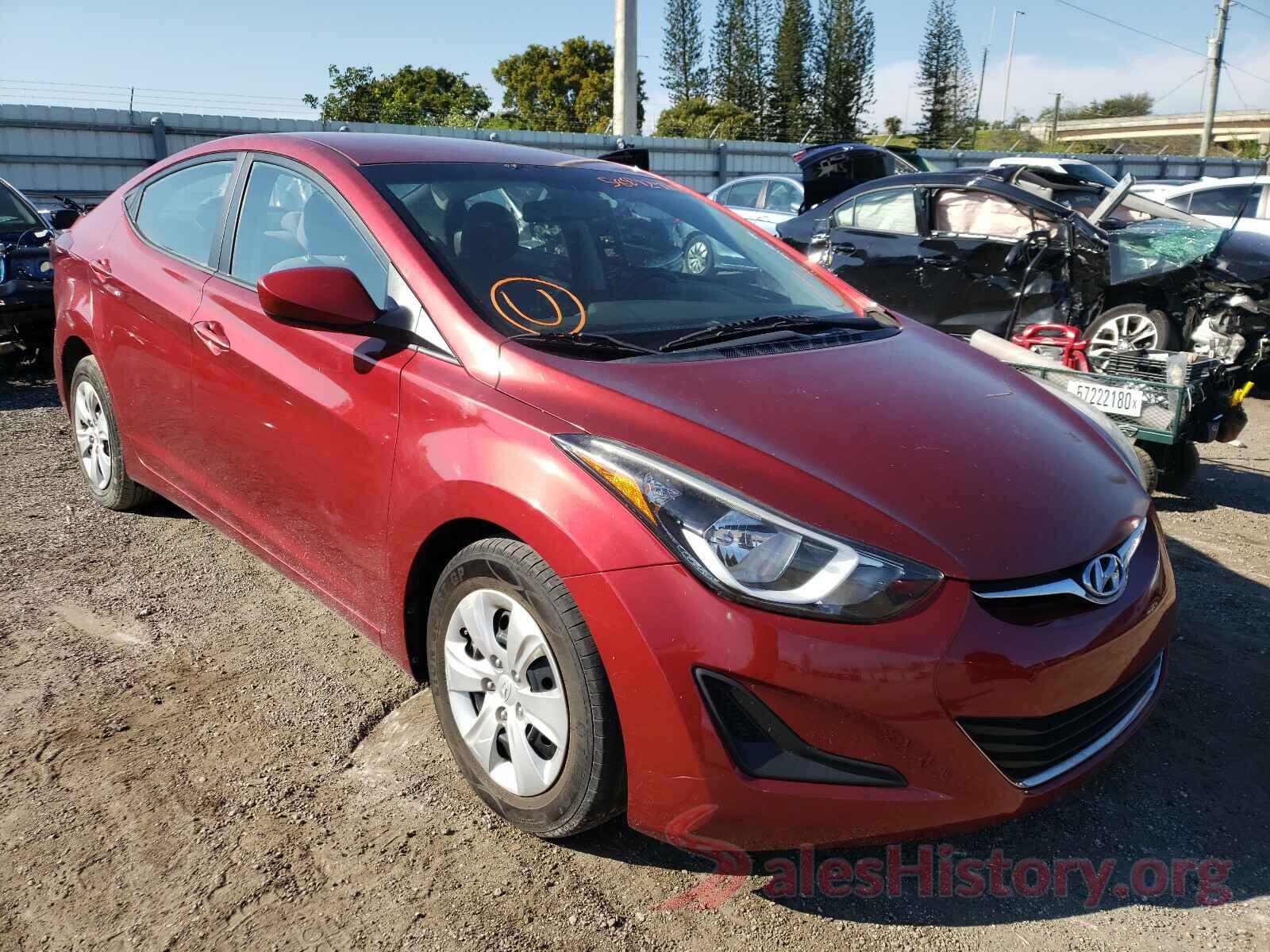 5NPDH4AE5GH754441 2016 HYUNDAI ELANTRA