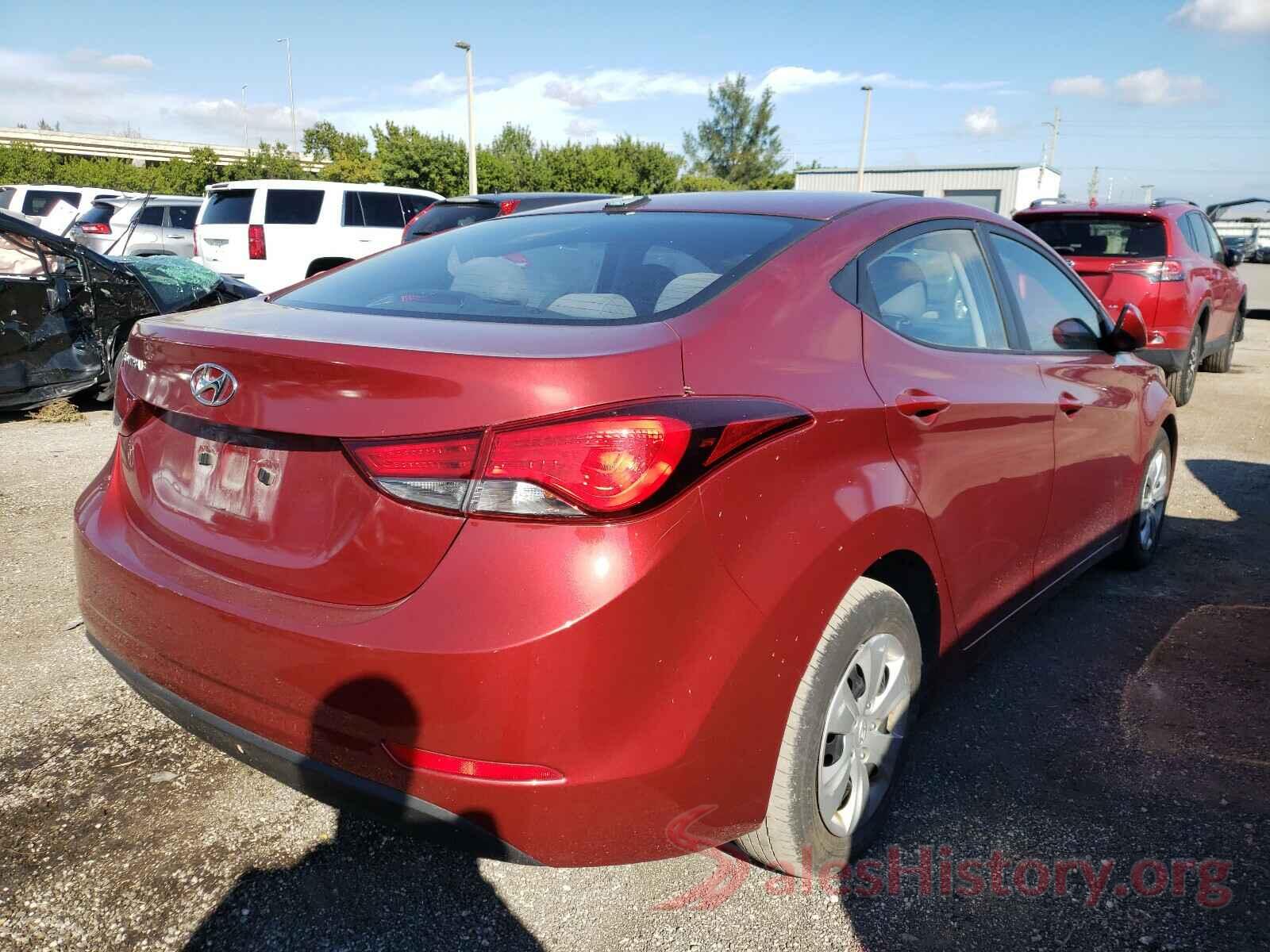 5NPDH4AE5GH754441 2016 HYUNDAI ELANTRA