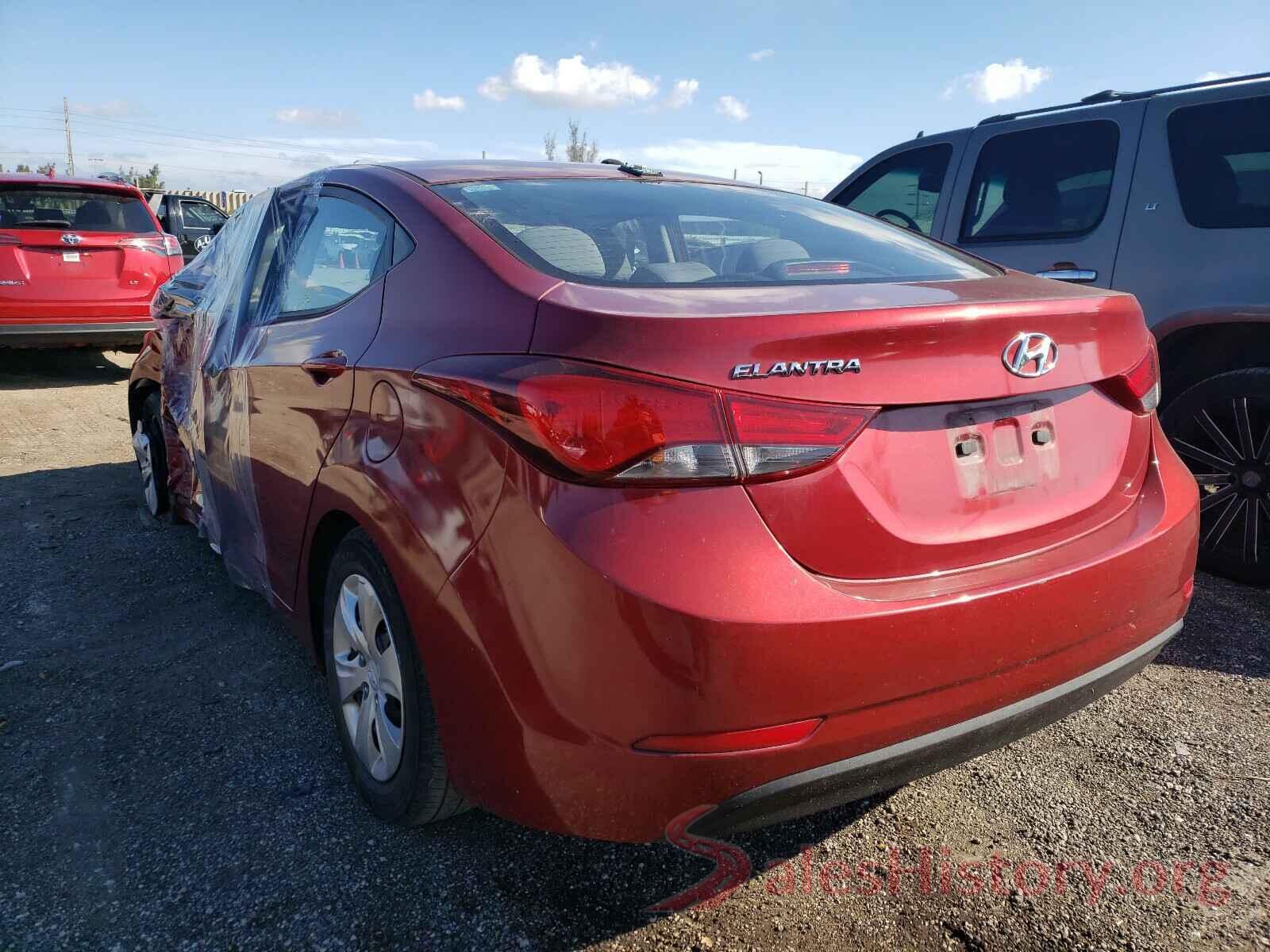 5NPDH4AE5GH754441 2016 HYUNDAI ELANTRA