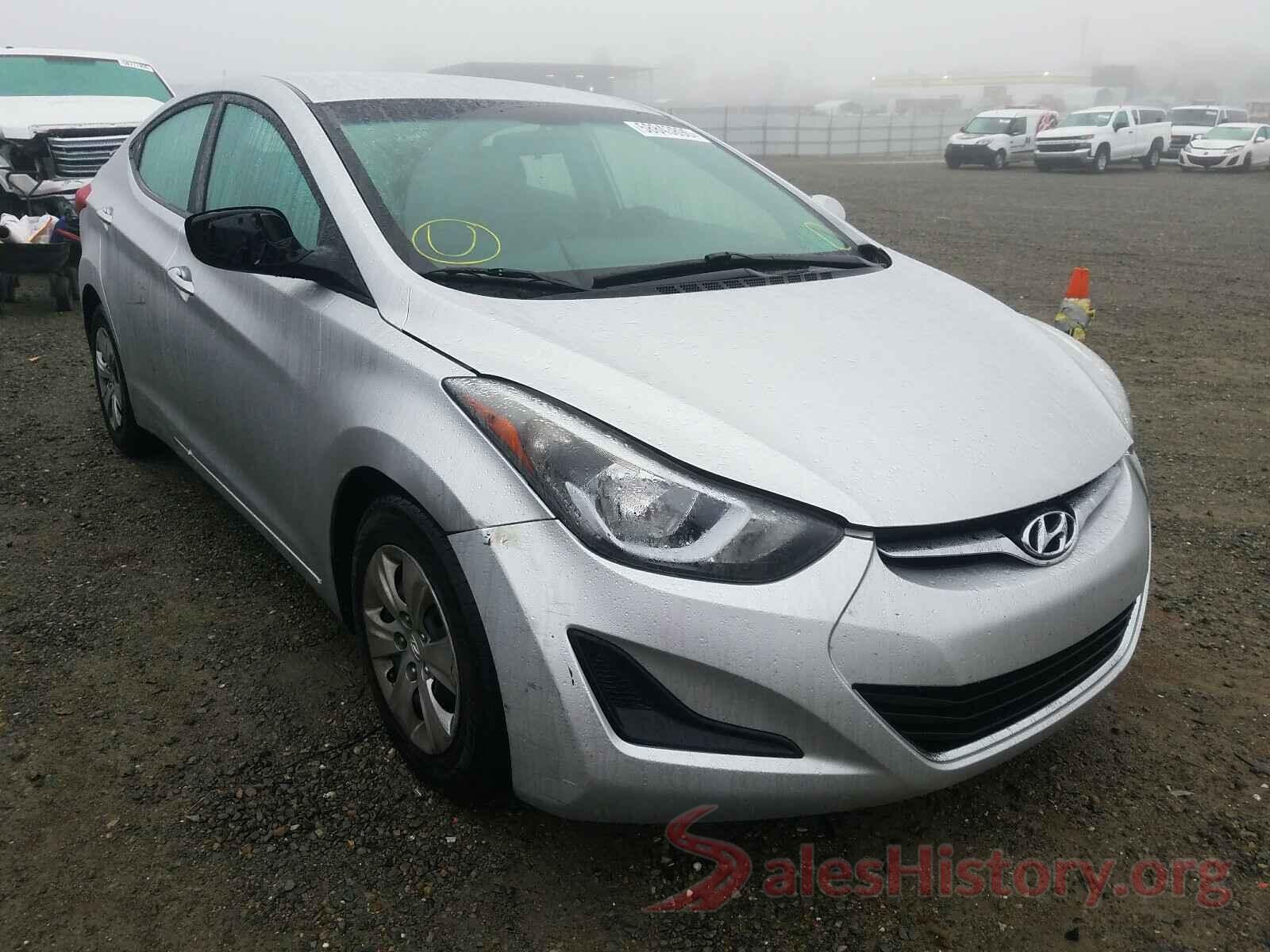 5NPDH4AE0GH707107 2016 HYUNDAI ELANTRA