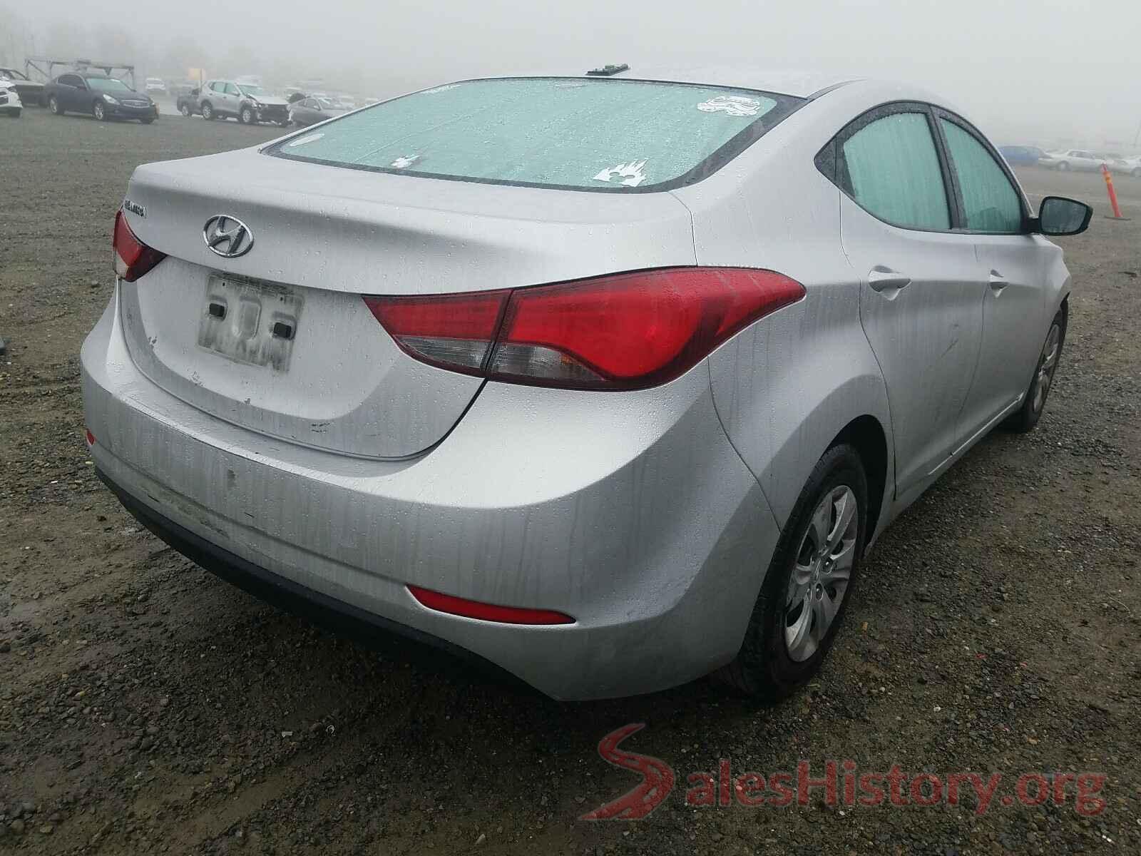 5NPDH4AE0GH707107 2016 HYUNDAI ELANTRA