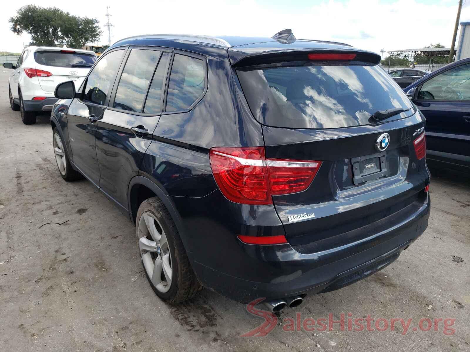 5UXWX9C57H0T15177 2017 BMW X3