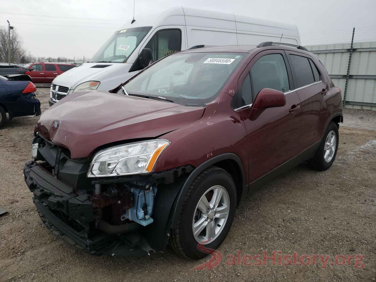 3GNCJLSB8GL274383 2016 CHEVROLET TRAX