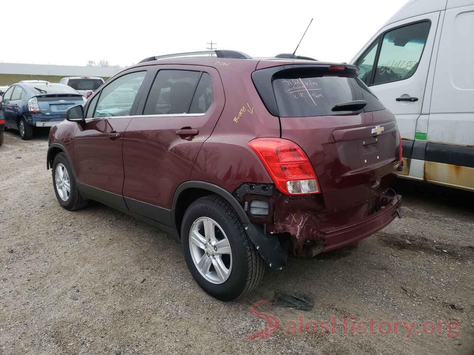 3GNCJLSB8GL274383 2016 CHEVROLET TRAX