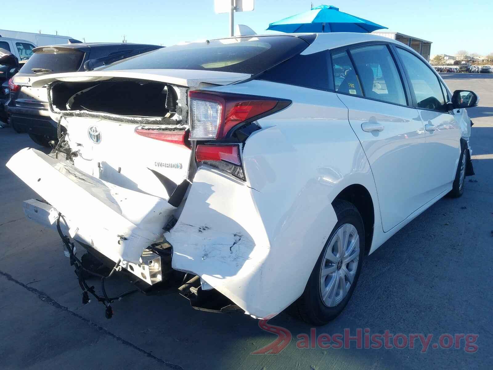 JTDKARFU3L3109821 2020 TOYOTA PRIUS