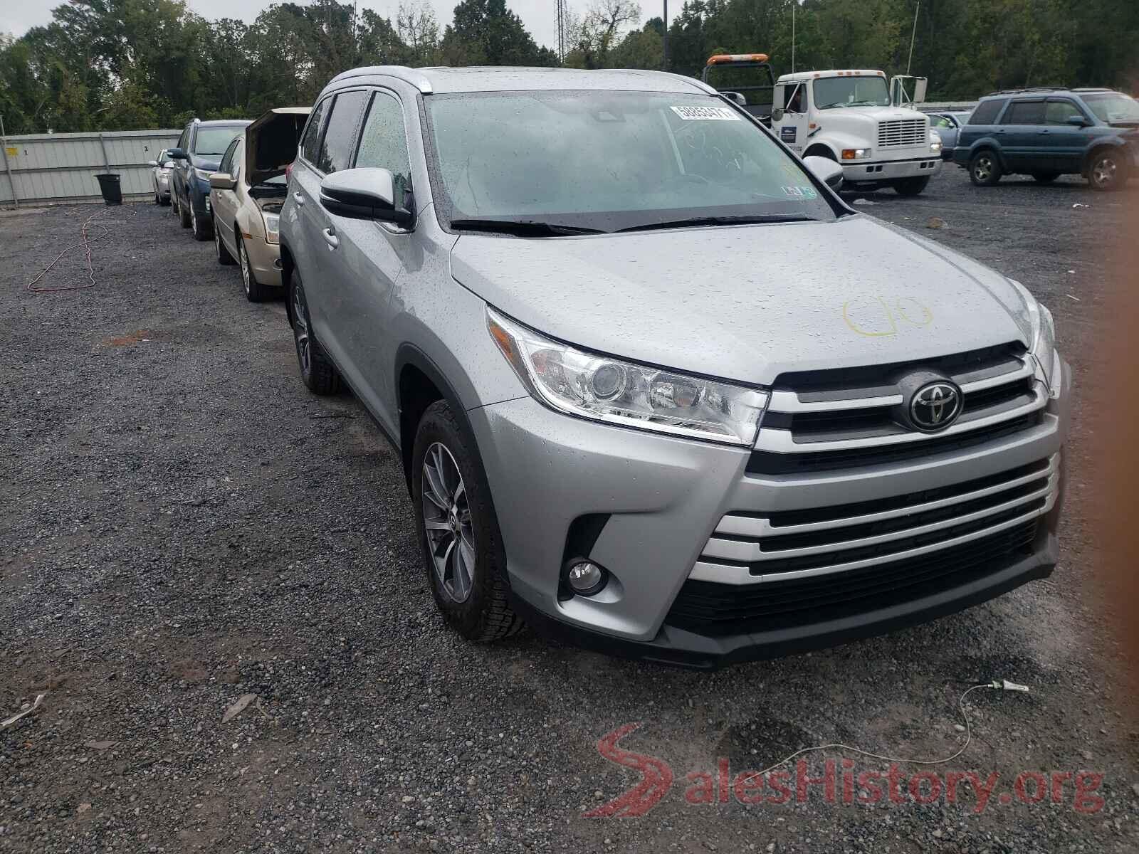 5TDJZRFH1KS934406 2019 TOYOTA HIGHLANDER